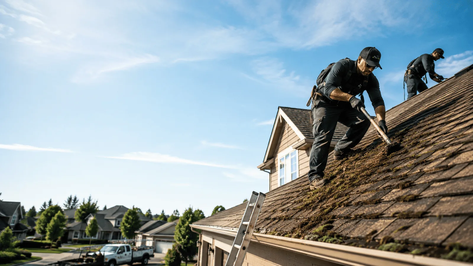 Roof Moss Removal in Gotham, WI near me